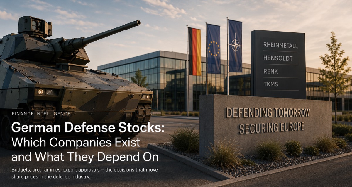 German Defense Stocks: Which Companies Exist and What They Depend On